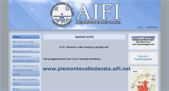 Desktop Screenshot of aifipiemontevalledaosta.it